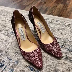 Jimmy Choo | Shoes | Jimmy Choo Romy 85 Glitter Pumpssize